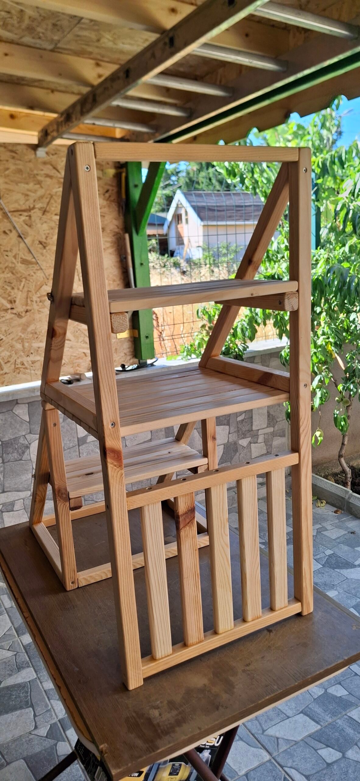 Kütüphane Sandalyesi Merdiven - Görsel 10