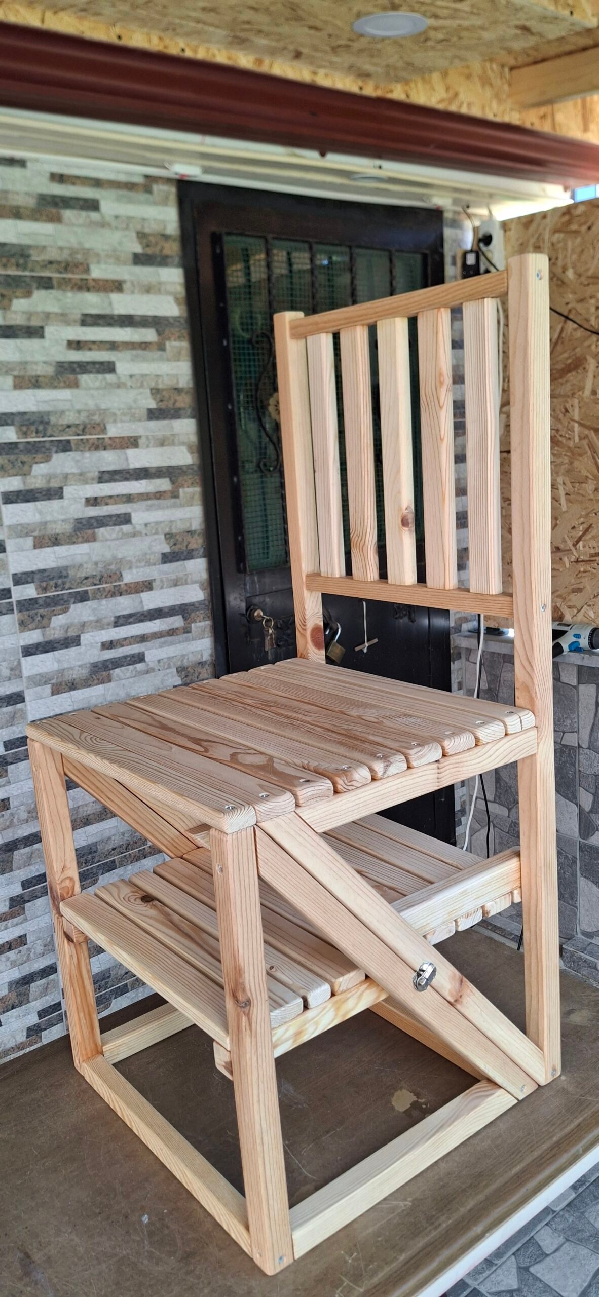 Kütüphane Sandalyesi Merdiven - Görsel 4