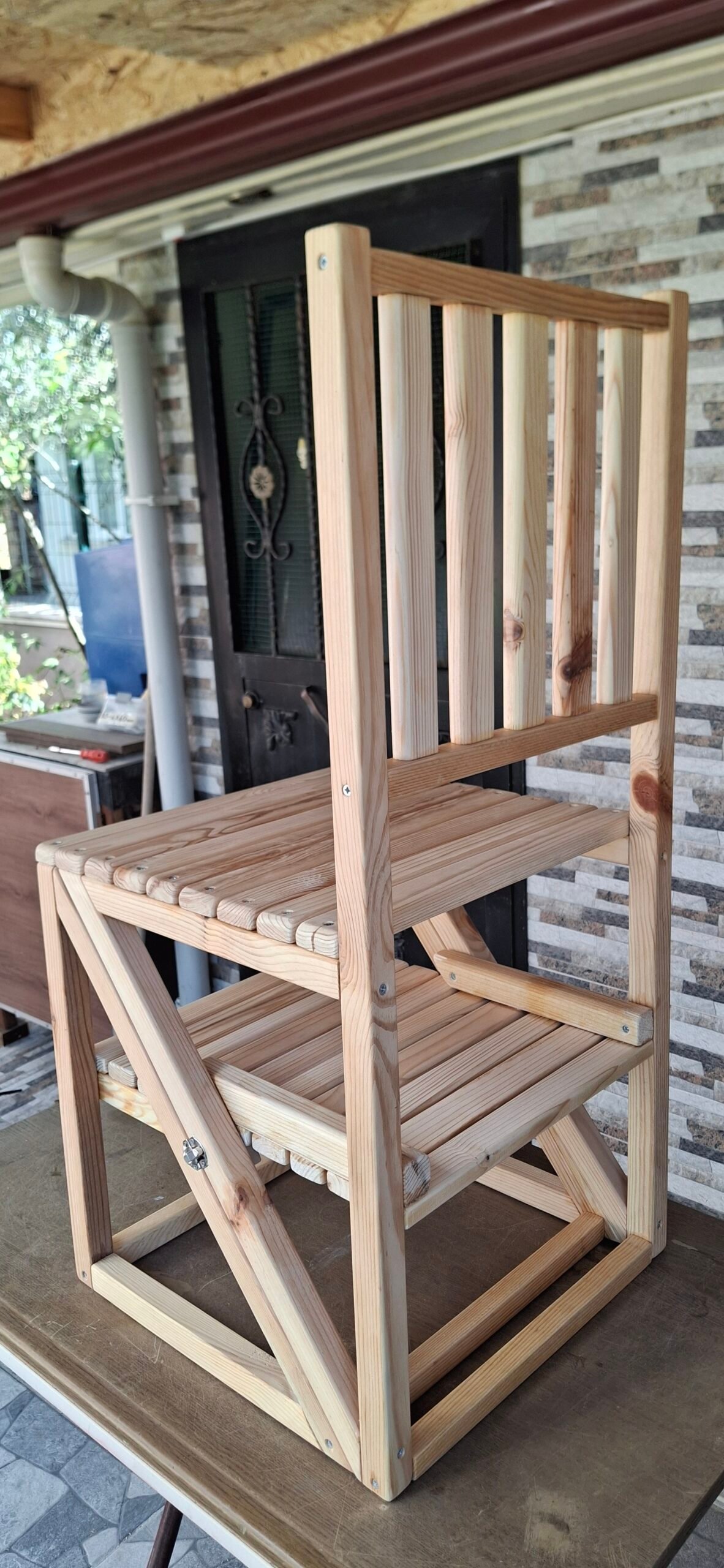 Kütüphane Sandalyesi Merdiven - Görsel 7