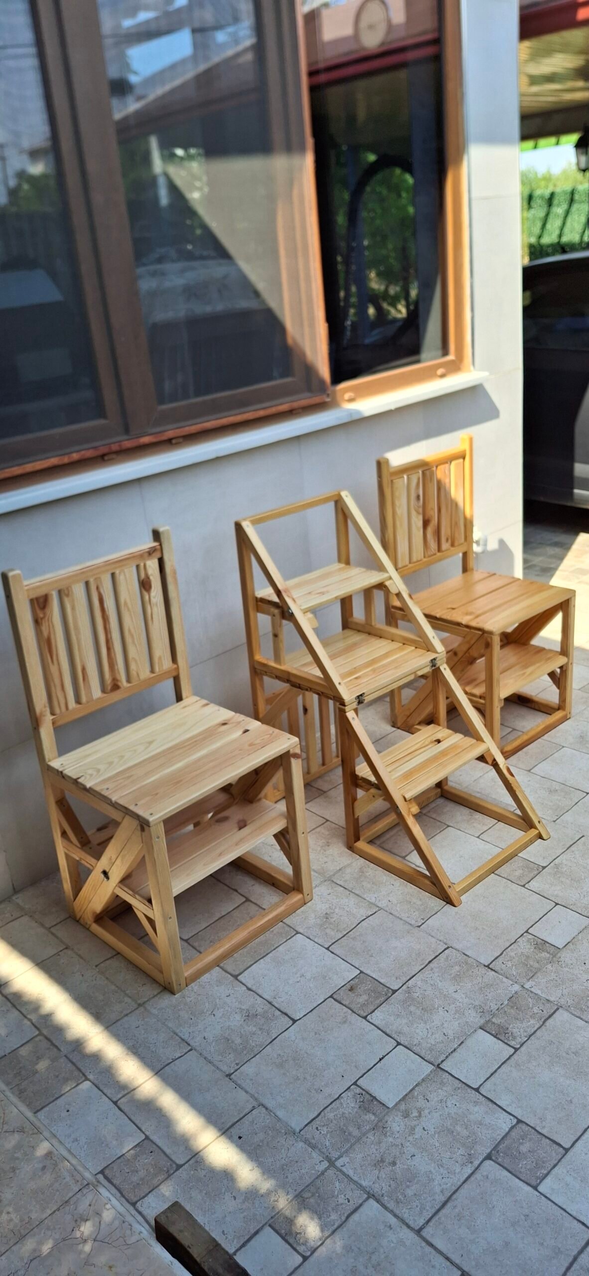 Kütüphane Sandalyesi Merdiven - Görsel 11