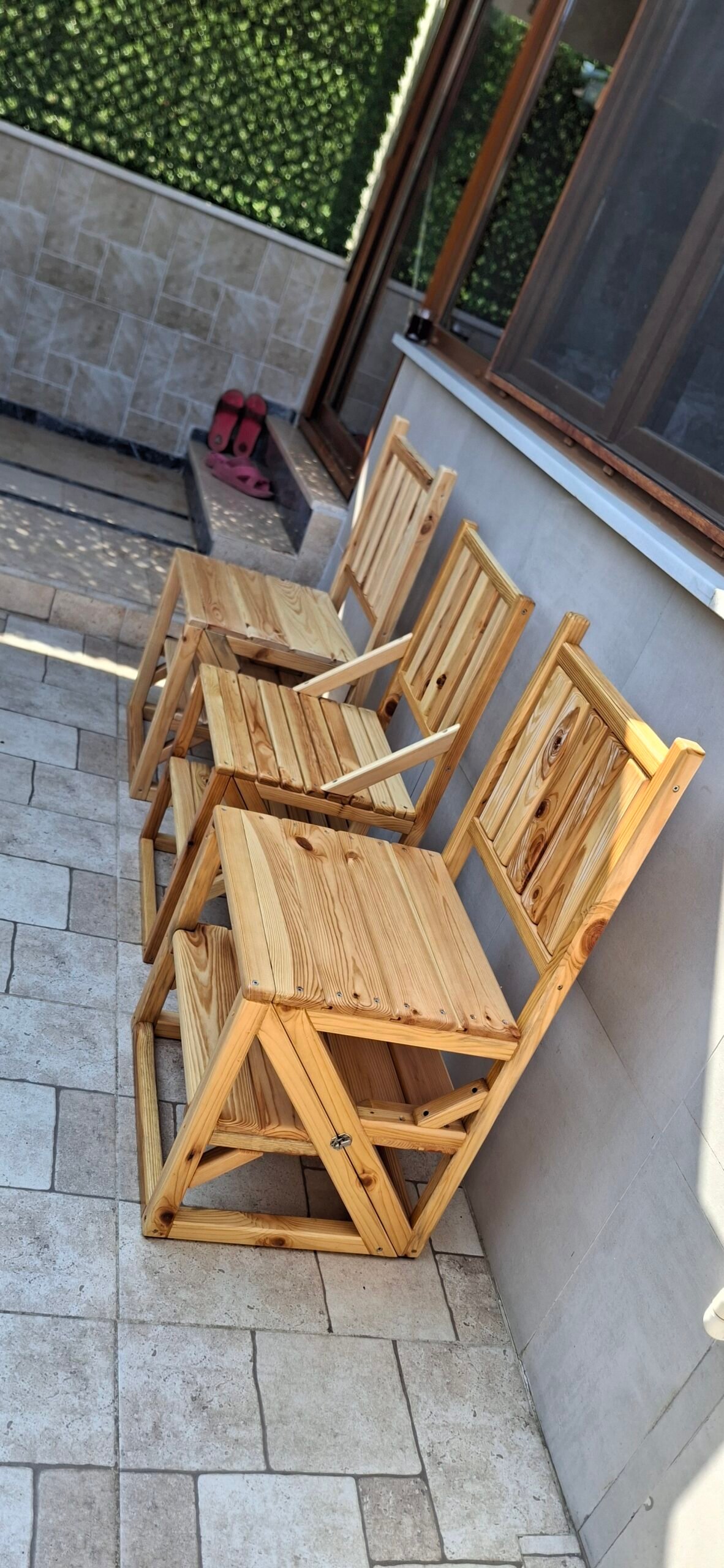 Kütüphane Sandalyesi Merdiven - Görsel 3