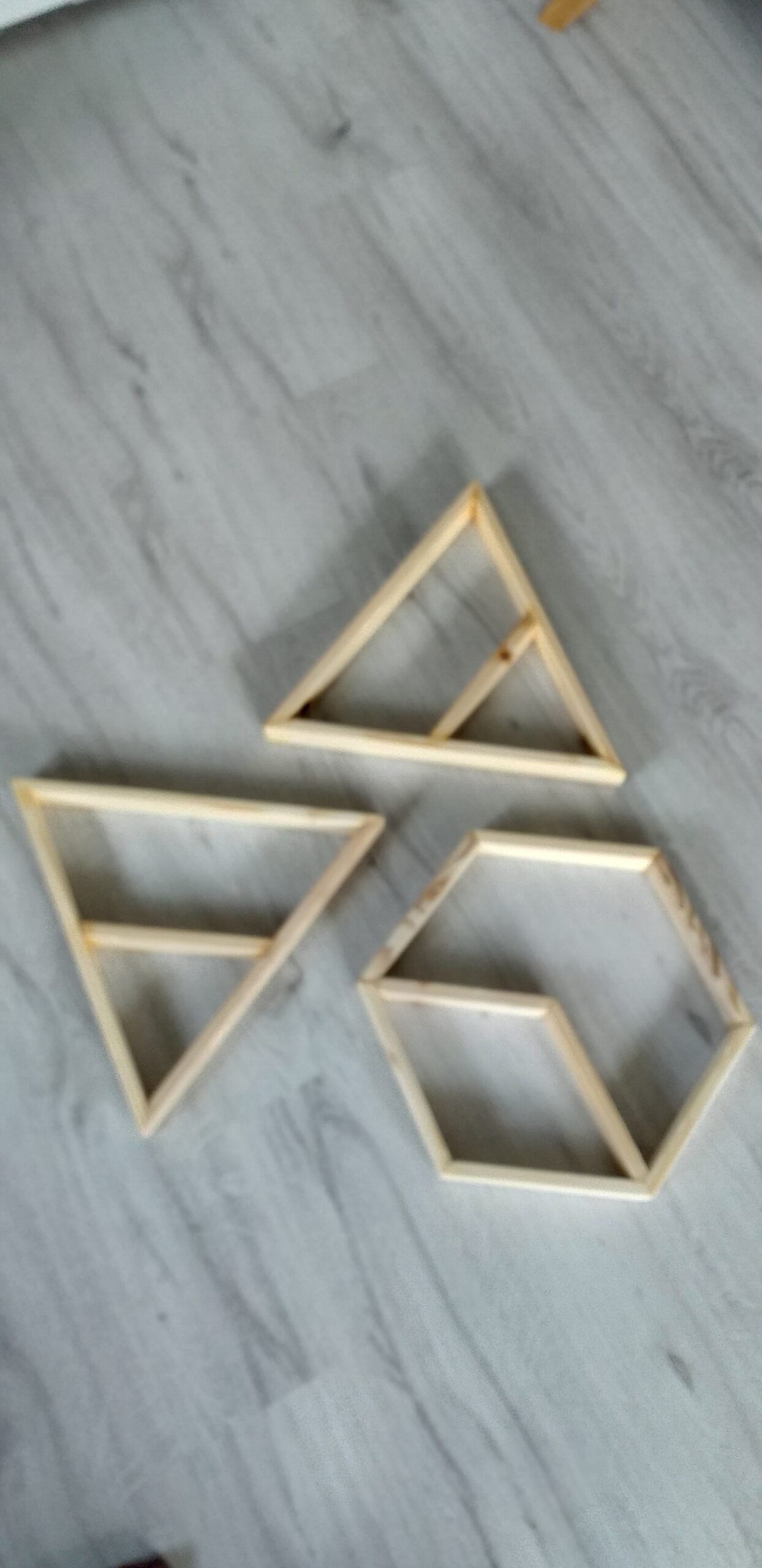 Ahşap Dekoratif Duvar rafı bibloluk - Görsel 13